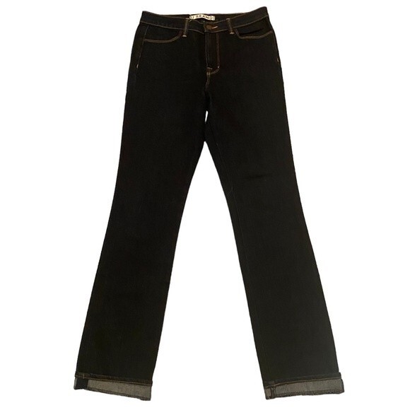 J Brand Womens 27 Cuffed Hem Jean Dark Wash New‎ - Picture 1 of 8